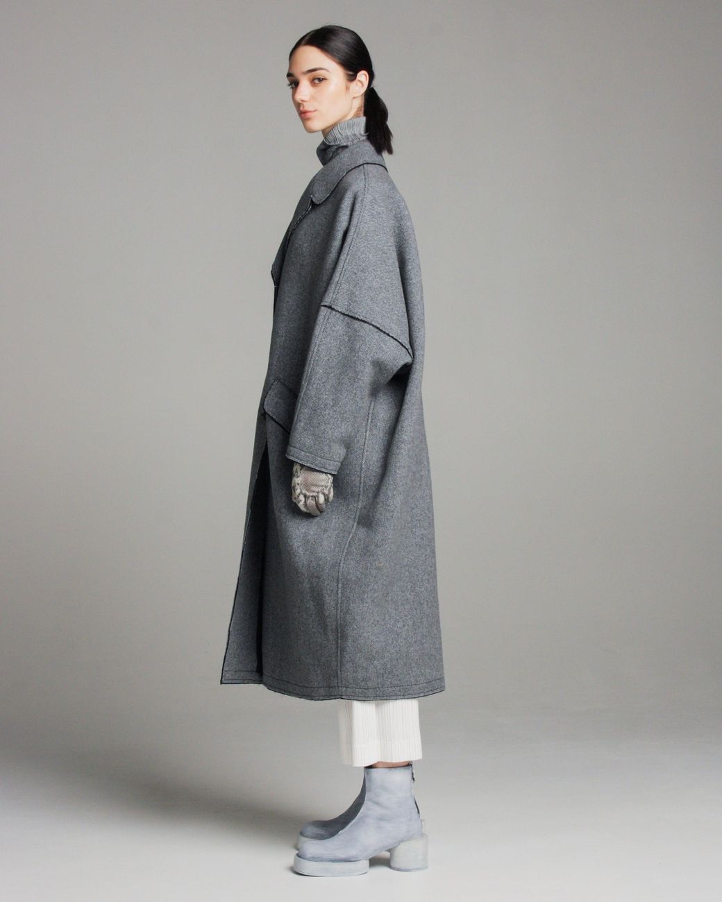 売り切れ必至！ジャケット/アウターMM6 ウールブレンドコート Wool blend coat サイズ40 tivicr.com