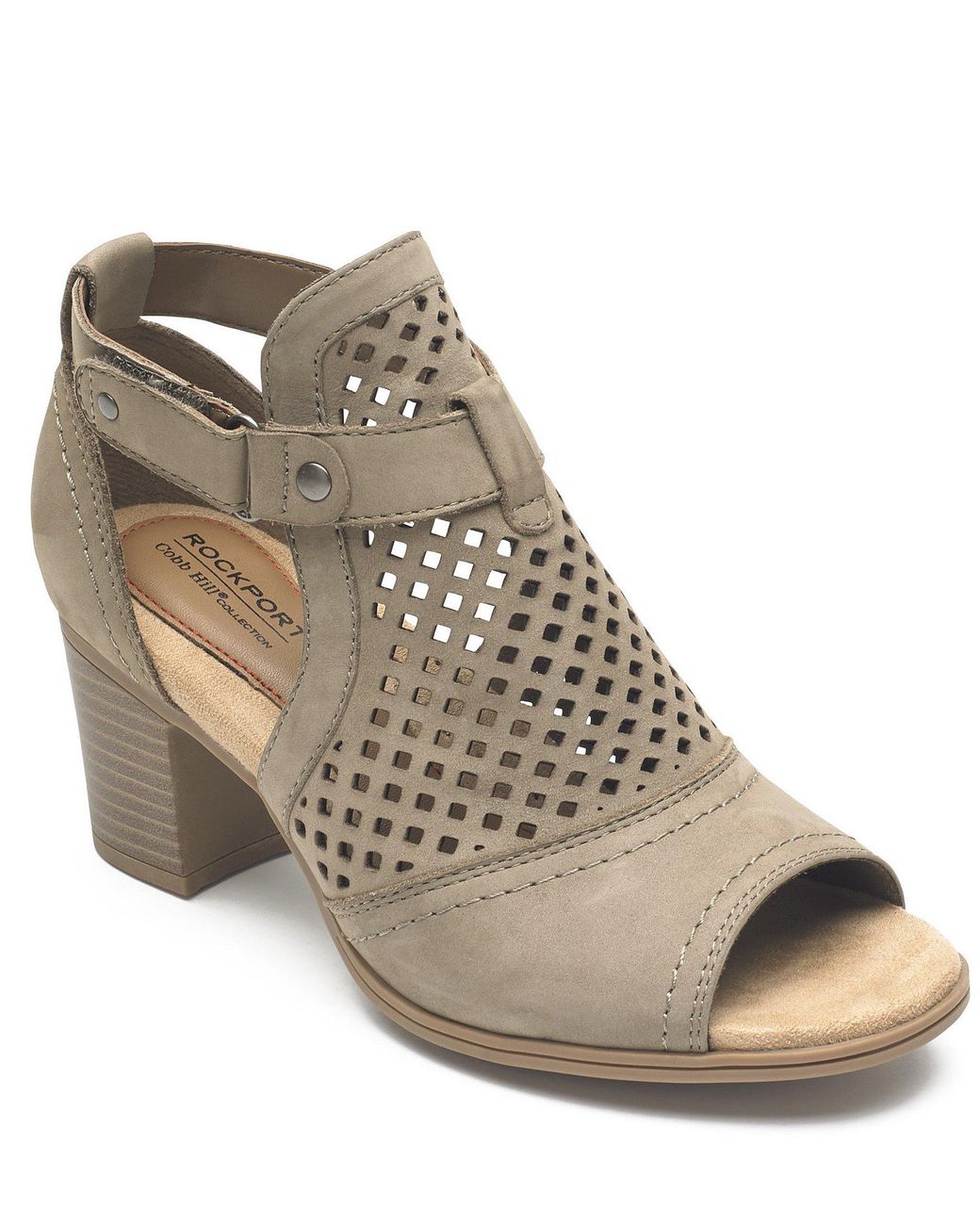 rockport block heel