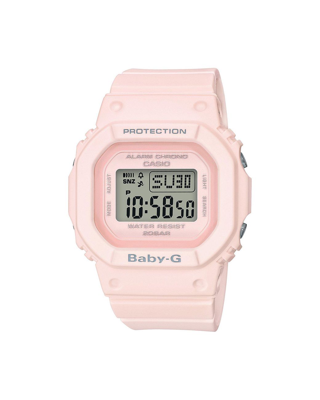 GShock Retro Square Digital Watch Light Pink Lyst