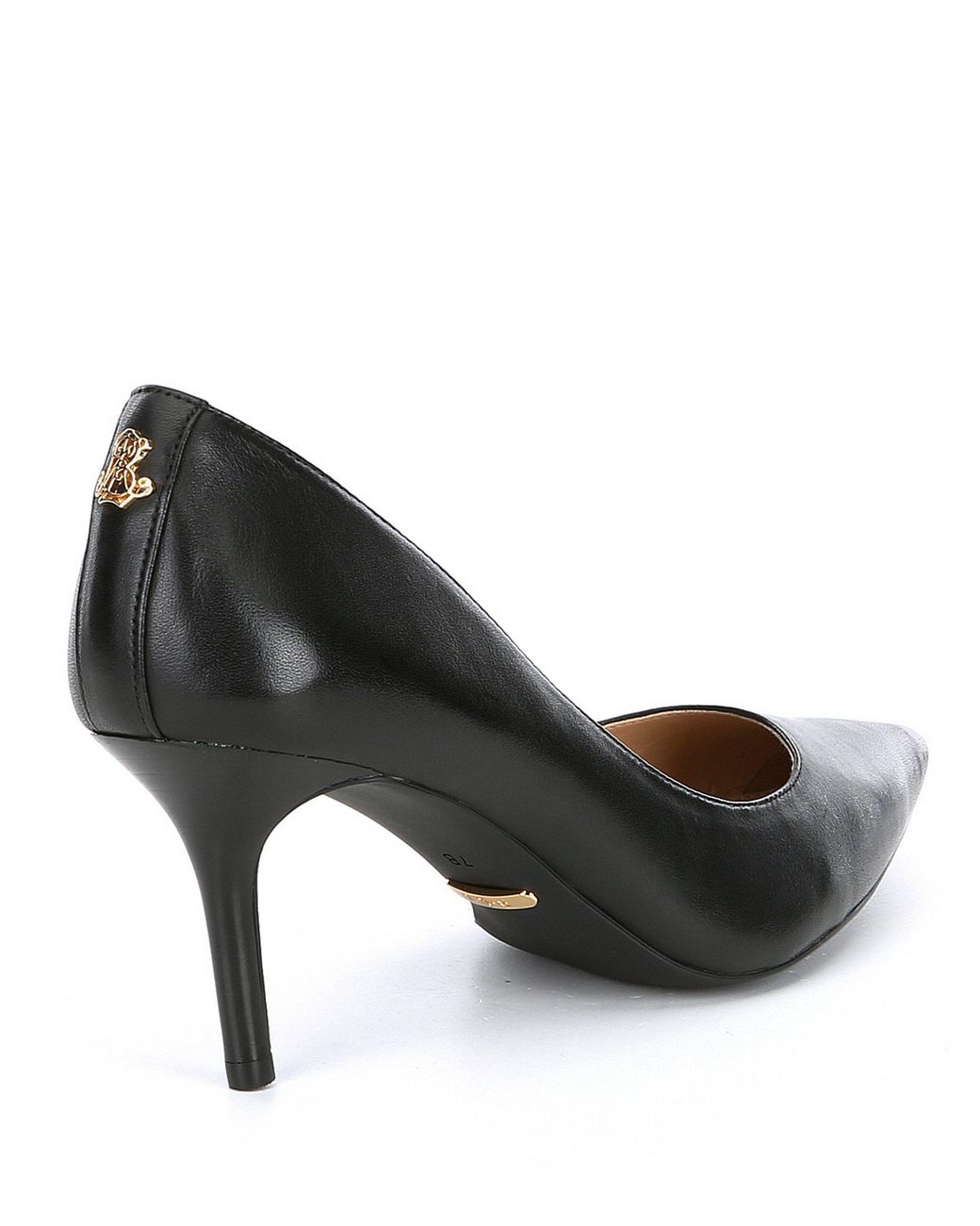 ralph lauren leather pumps