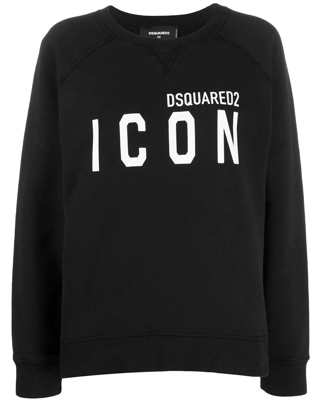 DSquared² Cotton Icon Print in Black - Lyst