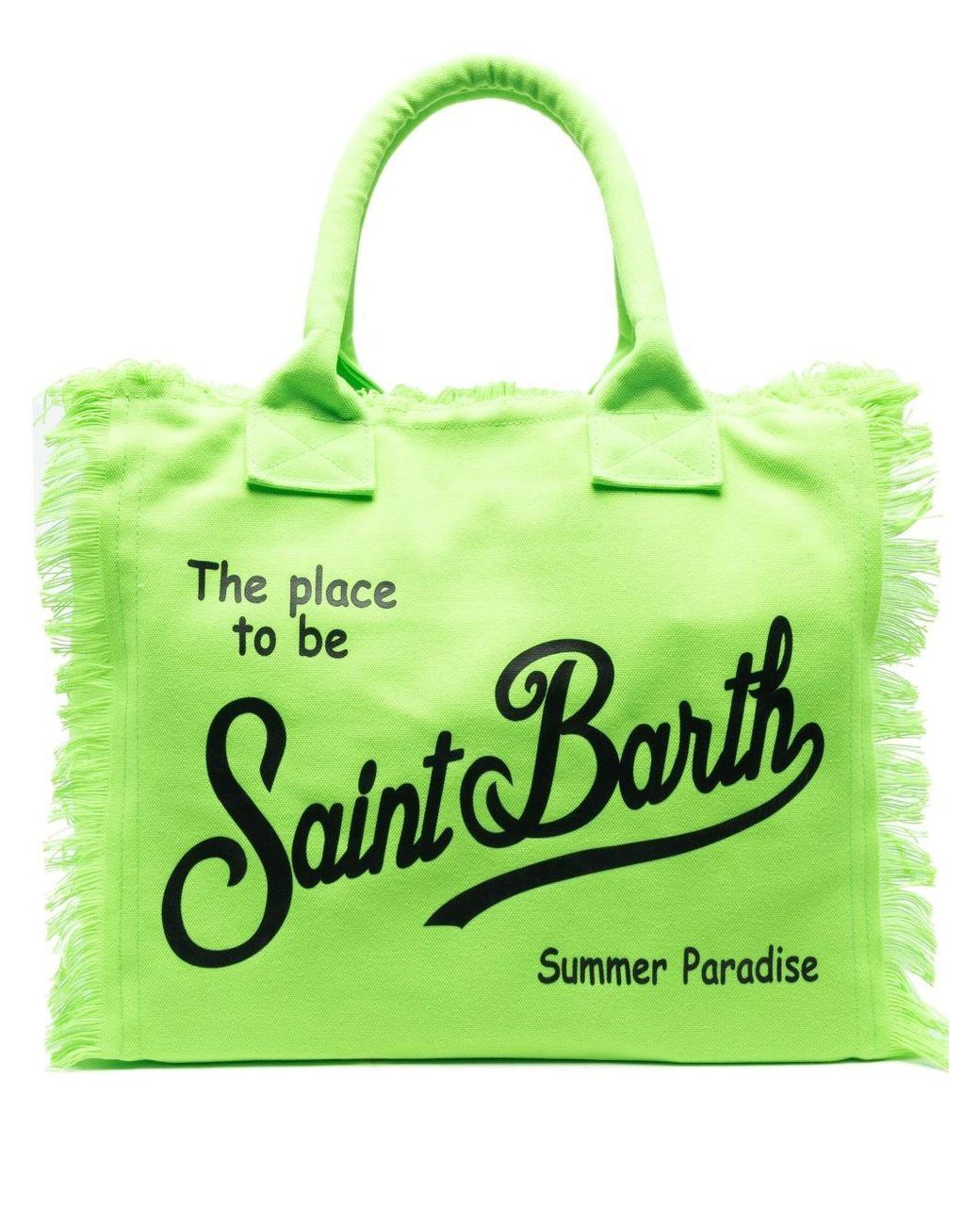 Mc2 Saint Barth Vanity Fluo Tote Bag in Green | Lyst