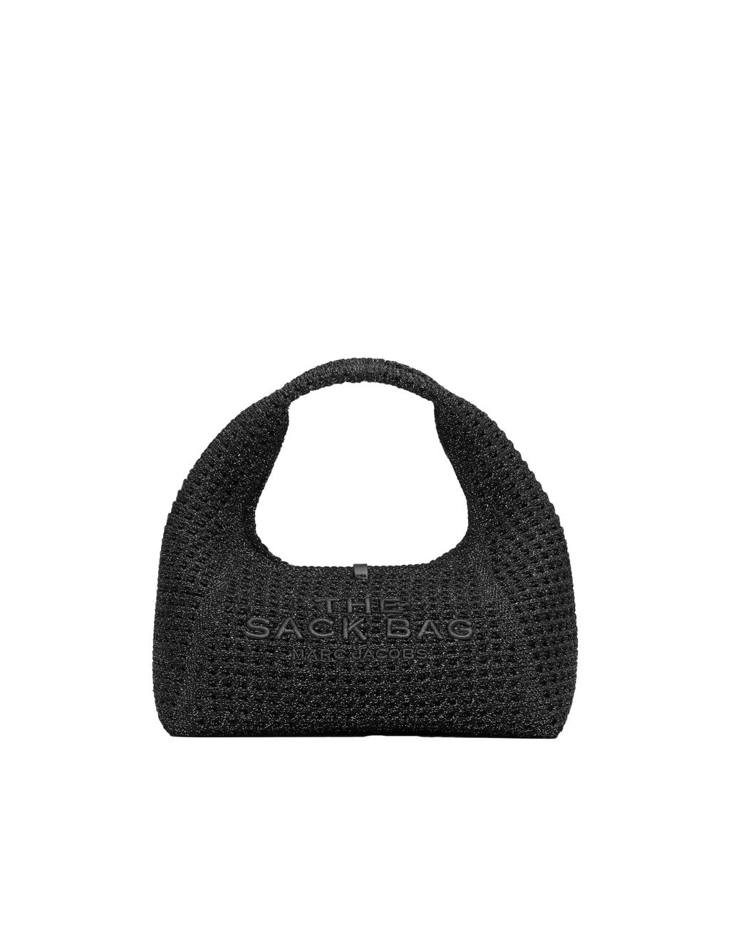 Marc Jacobs Black Borsa Crochet Sack Onyx