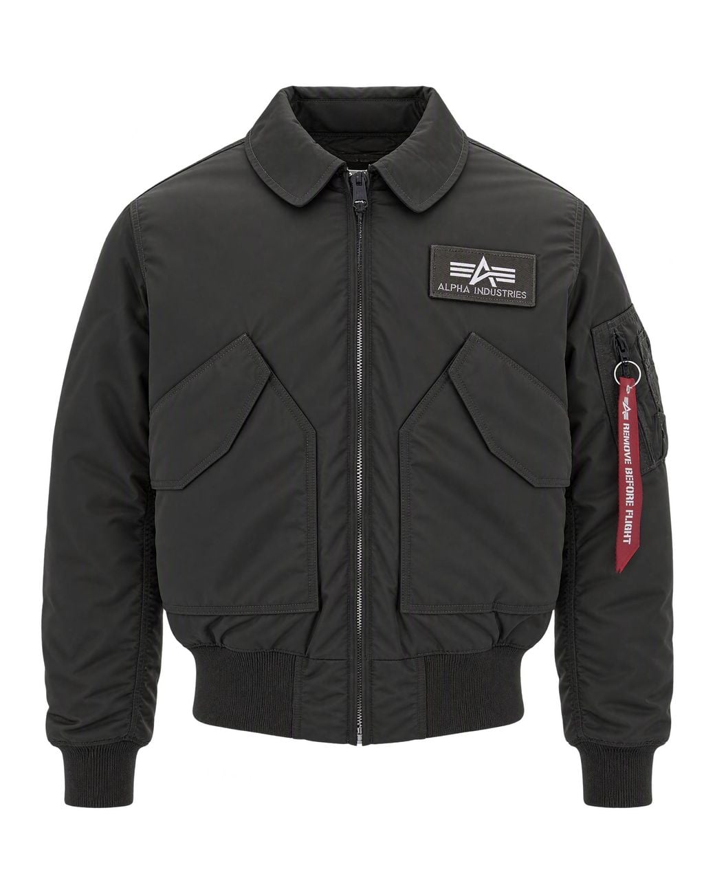Alpha Industries Gray Bomber Imbottito Heritage Rep for men