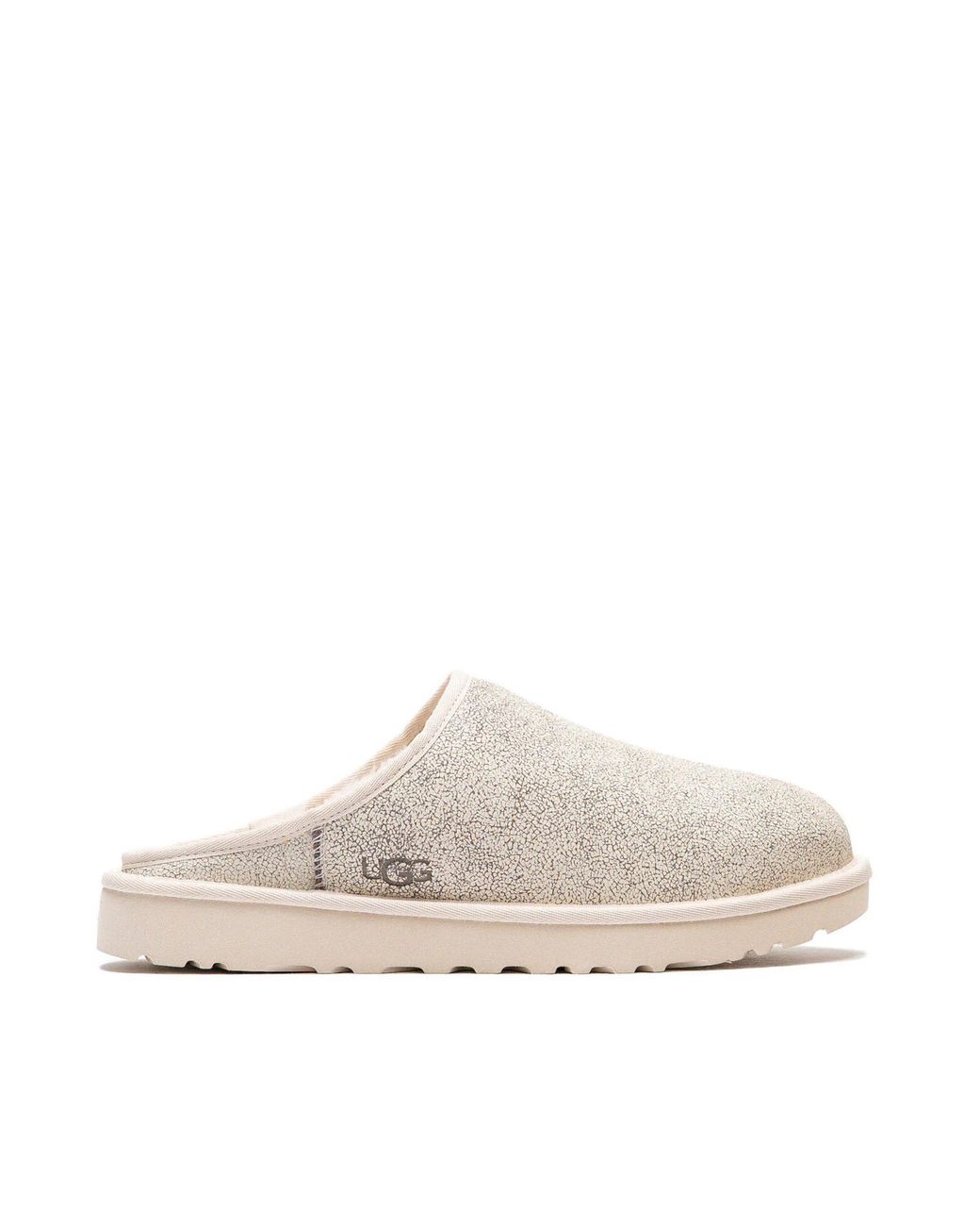 Ugg White Natural Textured Slipper for men