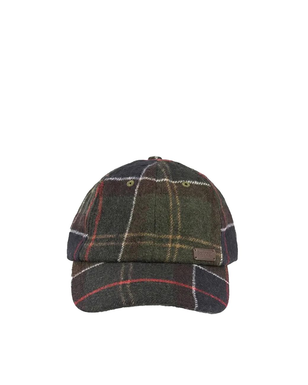 Barbour Green Wool Blend Baseball Cap for men