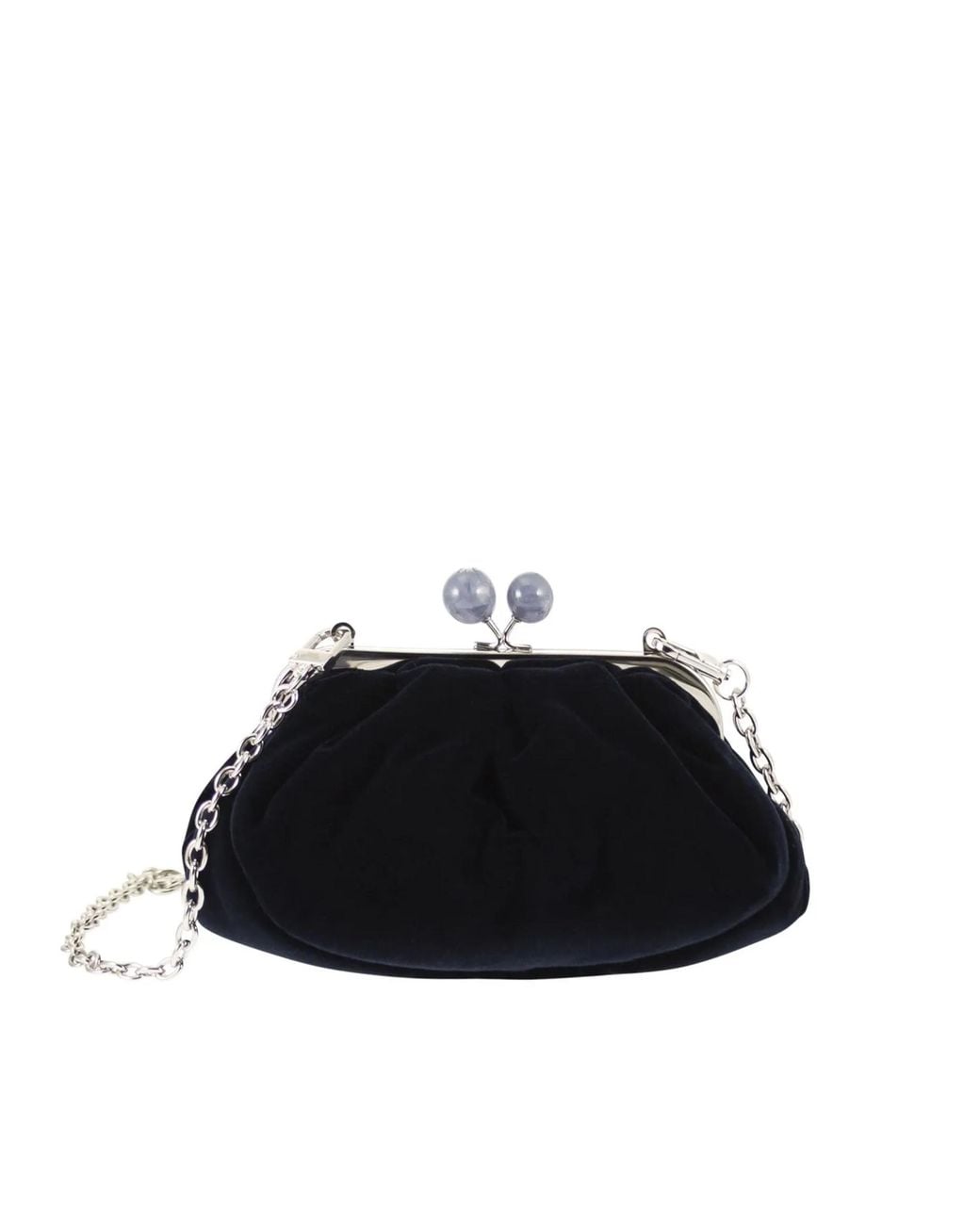 Weekend by Maxmara Black Borsa Giochi Velvet Blu Notte