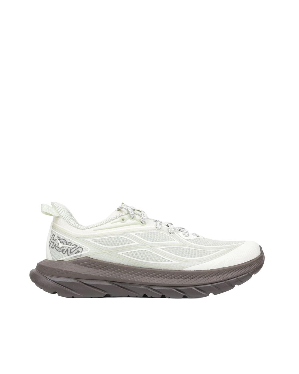 Hoka One One White Mach Remastered Graphic-Print Synthetic Tpu Cage Sneakers for men