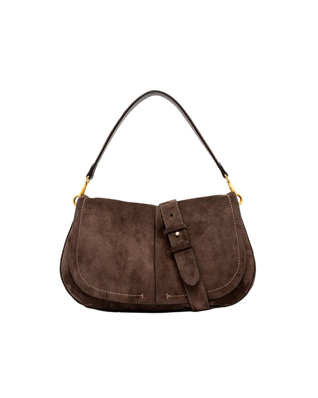 Gianni Chiarini Brown Borsa Helena Round Moka