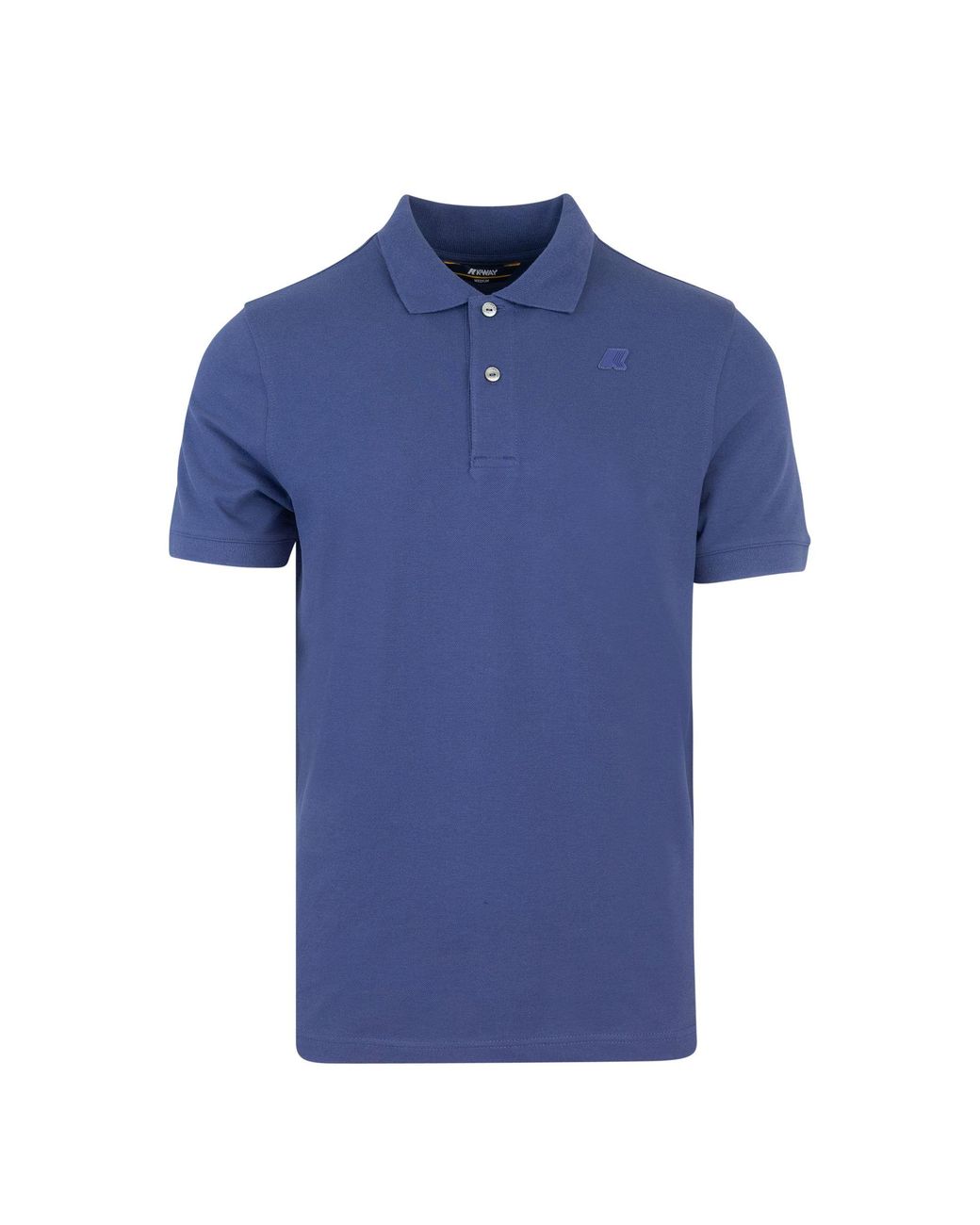 K-Way Blue Polo Amedee Piquet for men