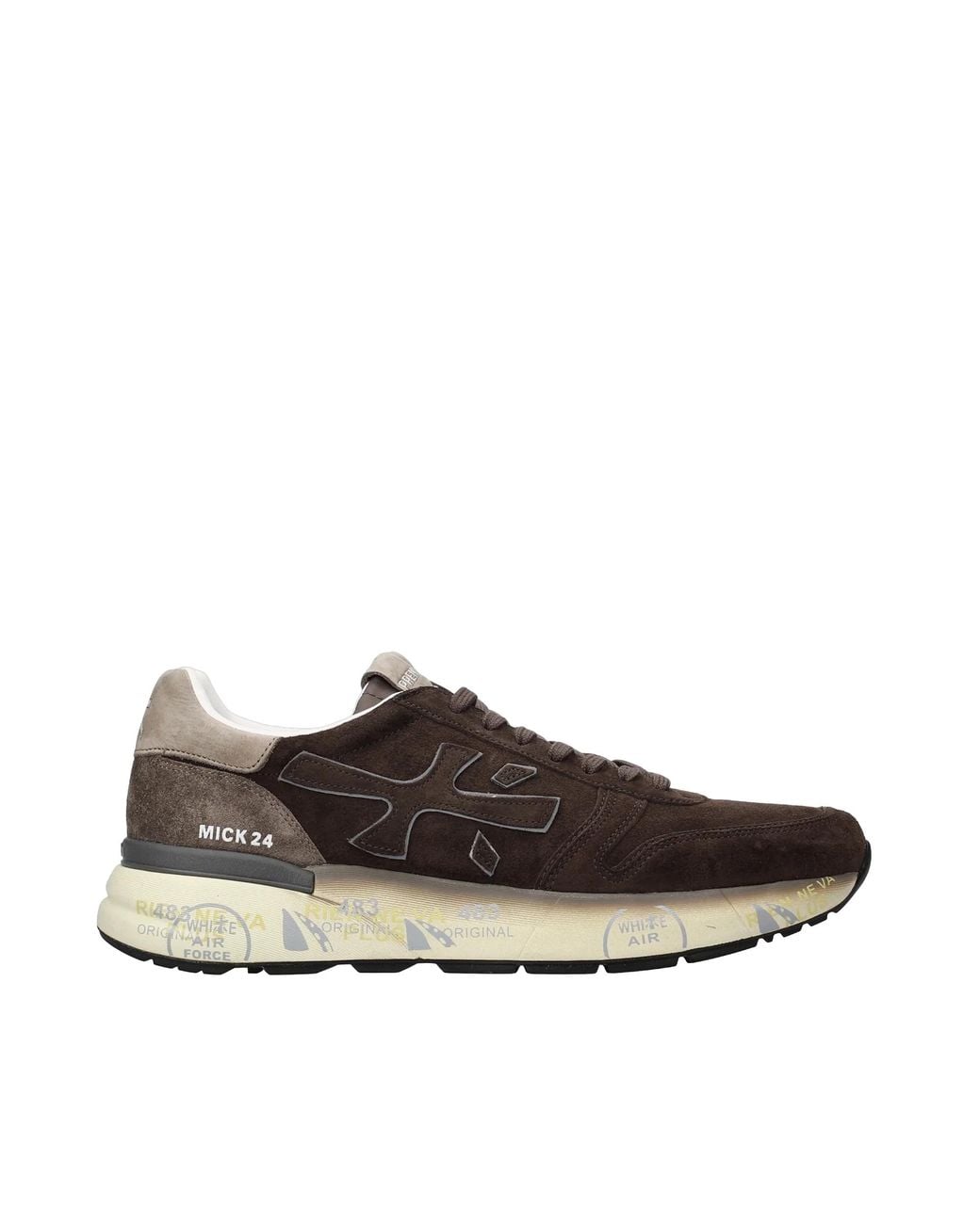 Premiata Brown Sneakers Mick Dark for men