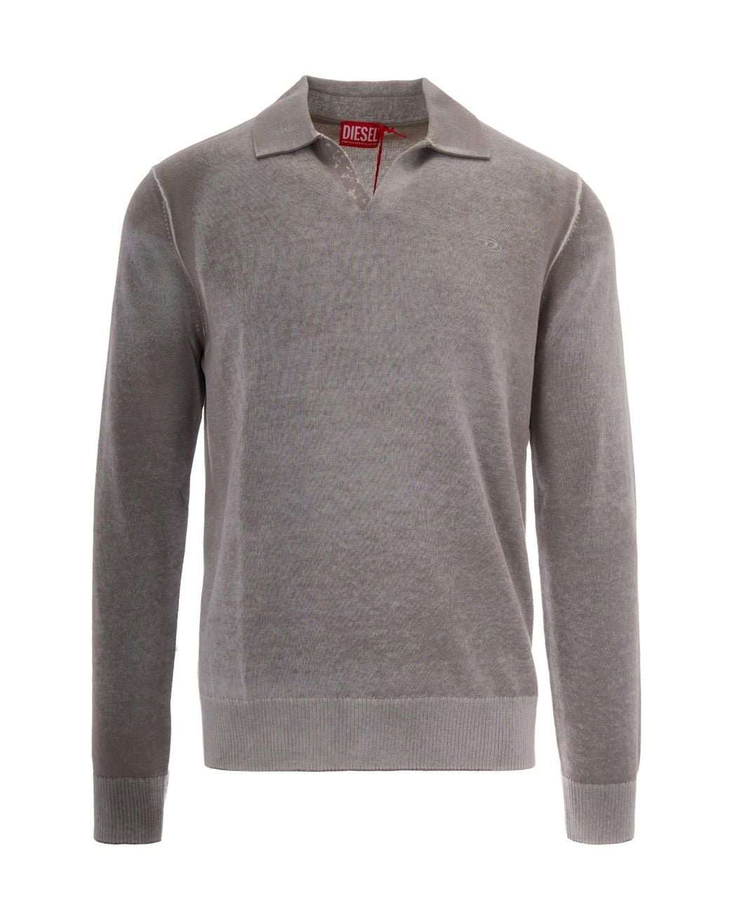DIESEL Gray Polo Lawrence Sandy for men