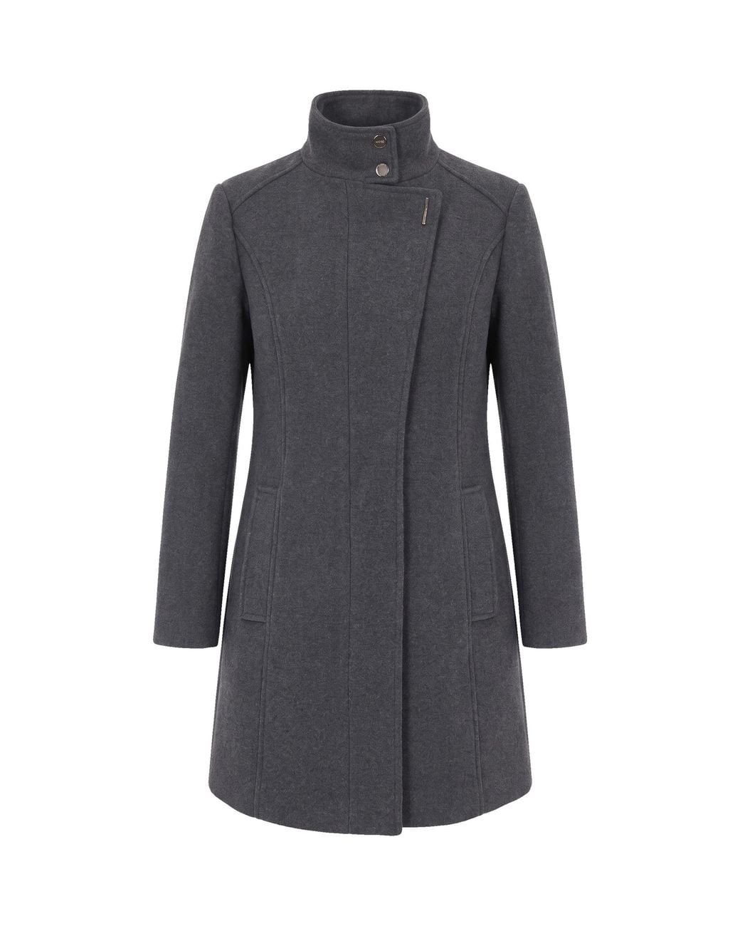 Liu Jo Gray Cappotto Midi Ash