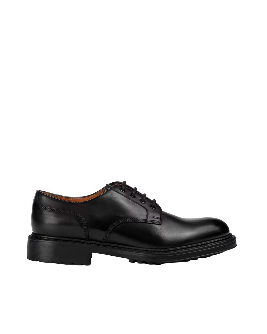 Doucal's Black Scarpa Derby Nera for men
