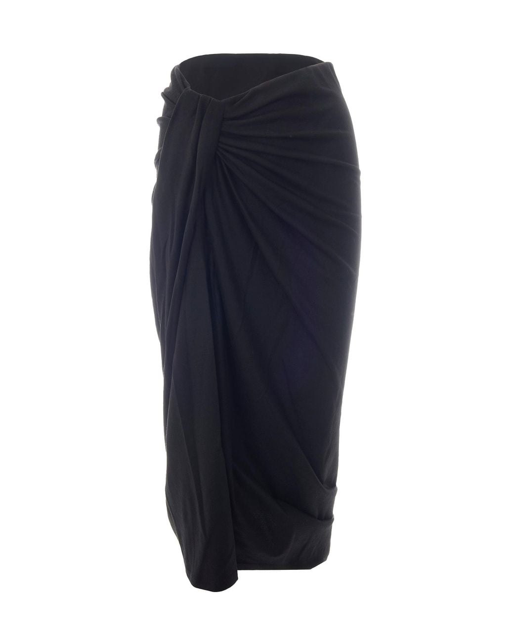 Isabel Marant Blue Tech Fabric Mini Skirt With Leather Details