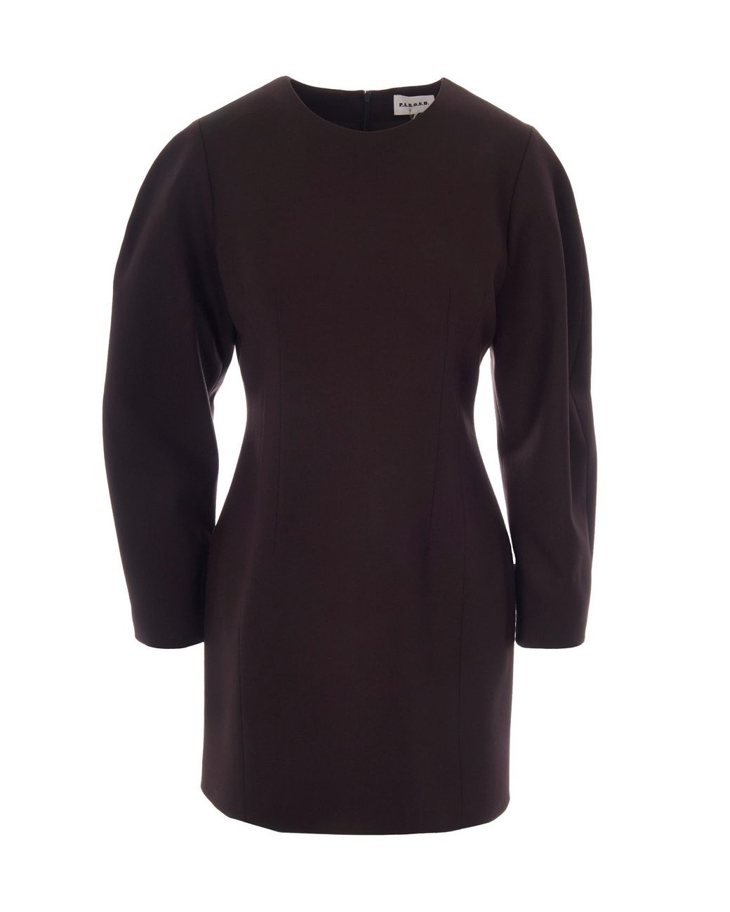 P.A.R.O.S.H. Blue Short Long-Sleeve Dress