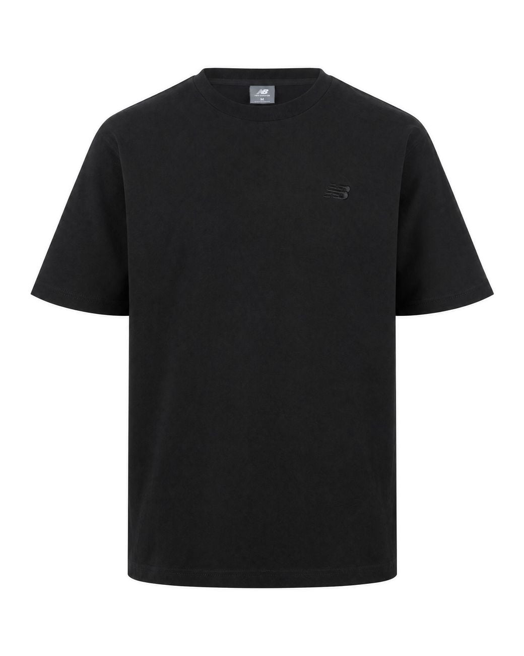 New Balance Black T-Shirt Athletics Cotton for men