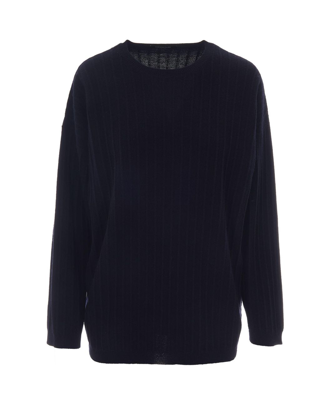 Fabiana Filippi Blue Night Platinum Wool-Blend Sweater