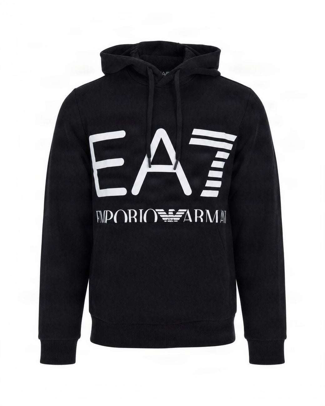 EA7 Blue Logo Regular Hoodie for men