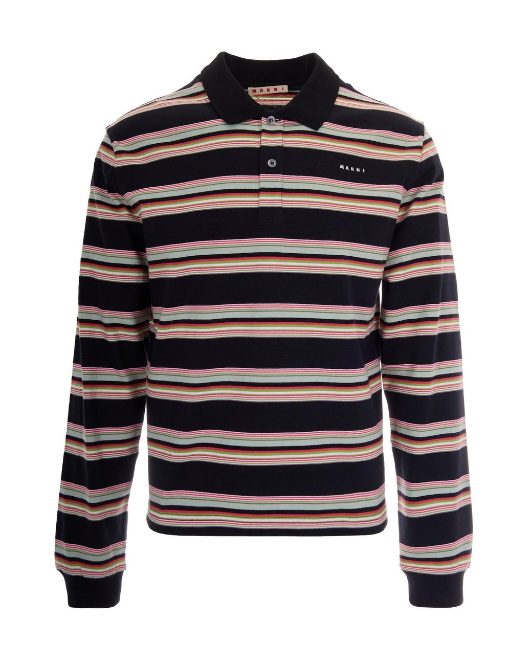 Marni Blue Polo Shirt for men