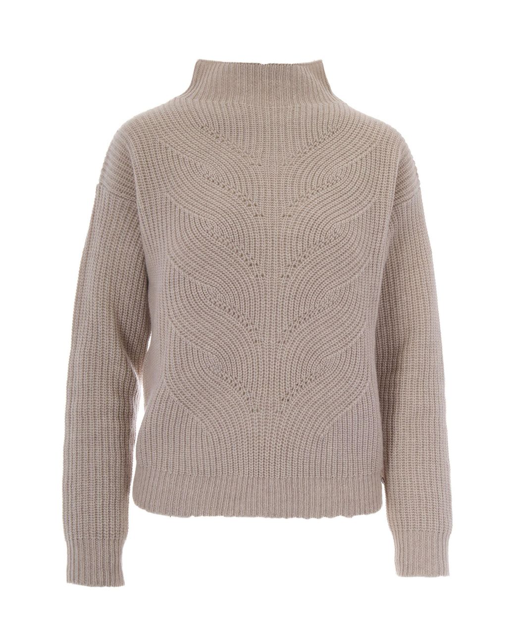 Herno Gray Chantilly Wool Knit Sweater
