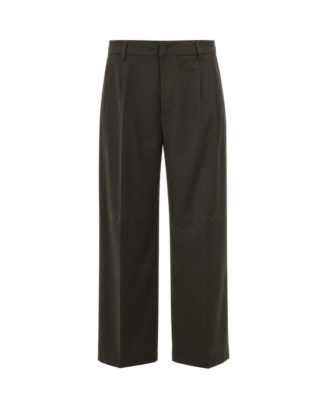 THESTROY Black Pantalone Inno Destroyed Military for men