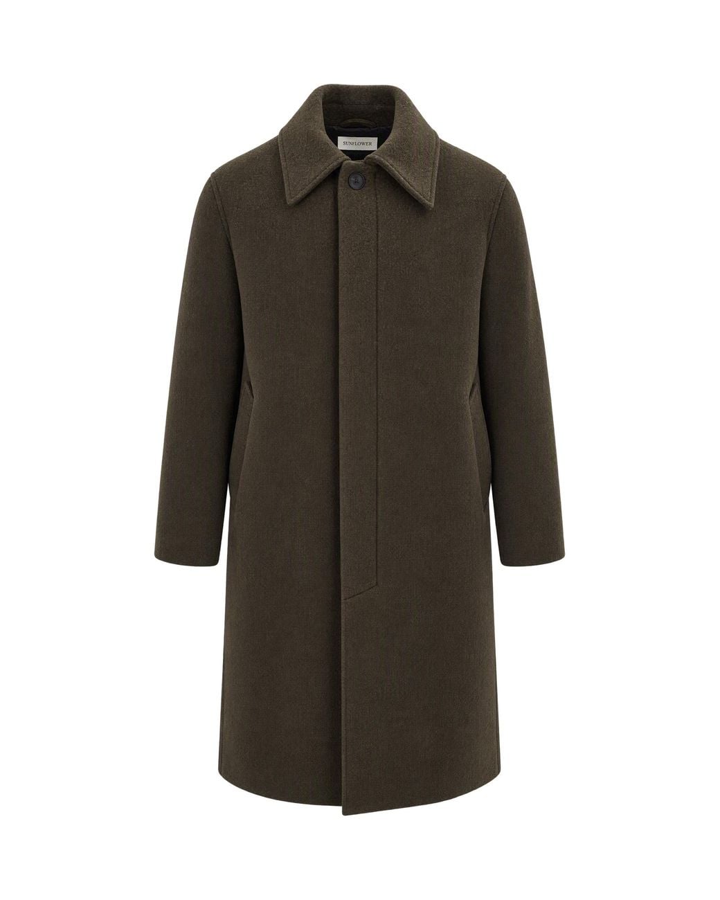 sunflower Gray Cappotto Monopetto Moss for men