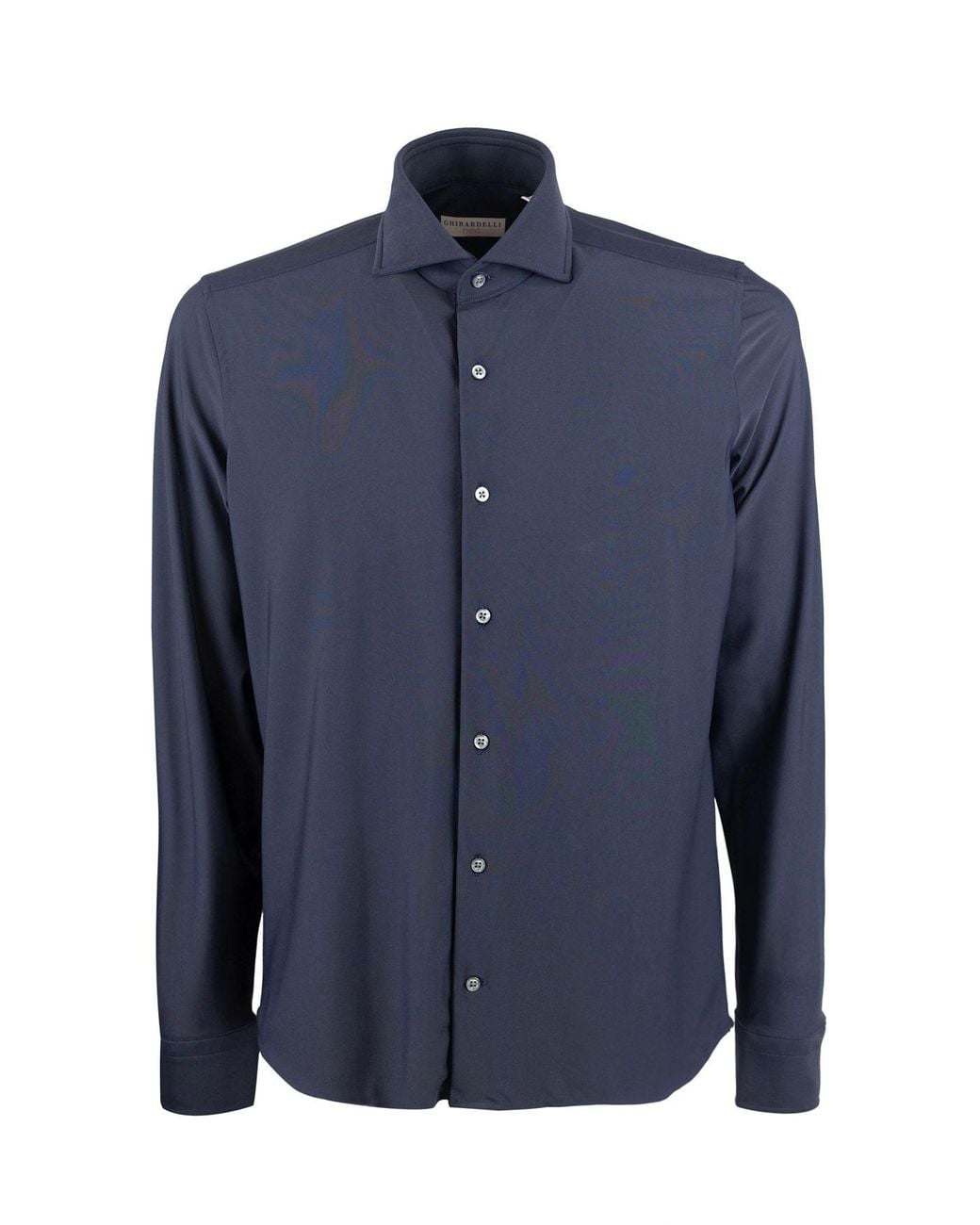Ghirardelli Blue Classic Stretch Shirt for men