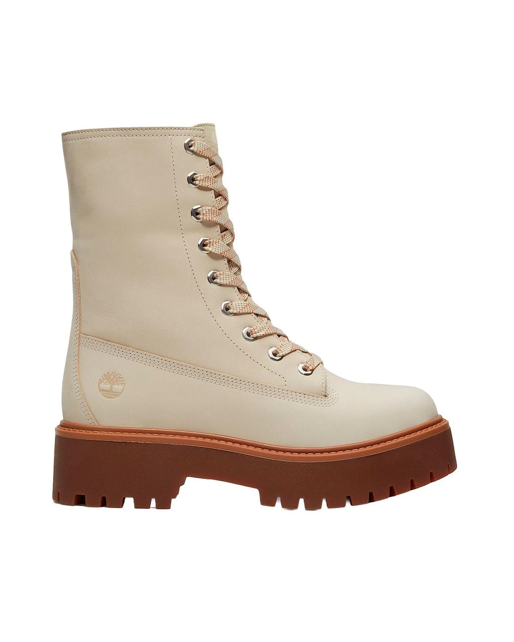 Timberland Natural Stivaletto Plateau Stone Street Mid