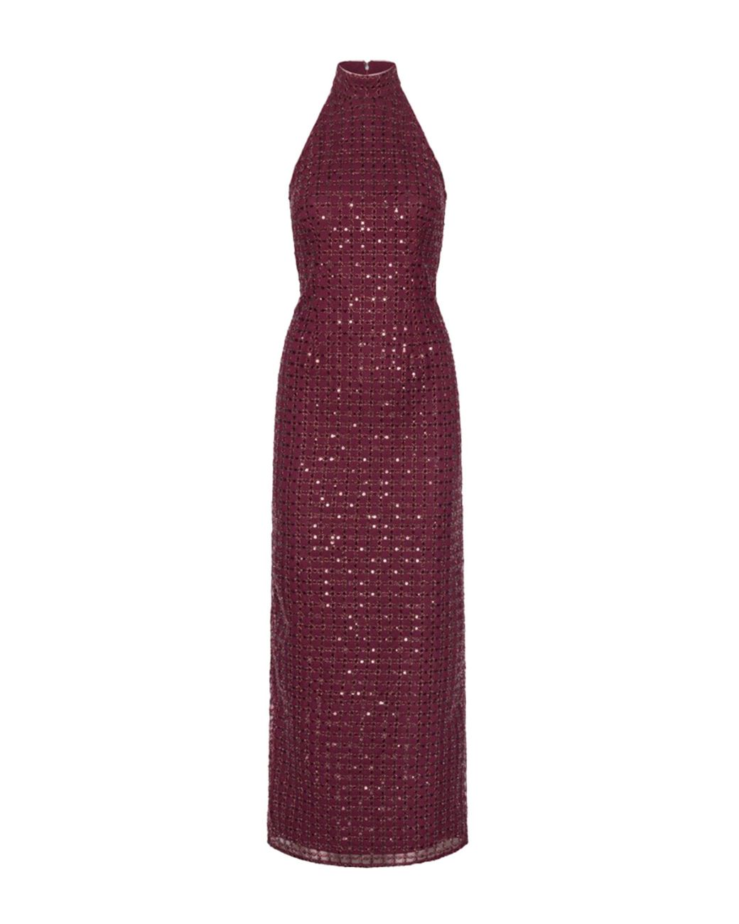 ROTATE BIRGER CHRISTENSEN Purple Maxi Dress Beaded