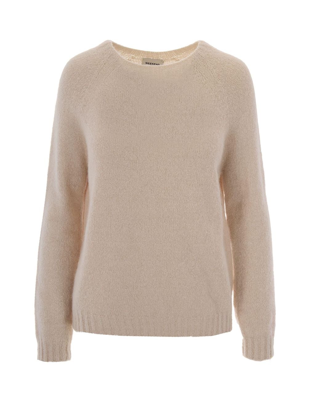 Weekend by Maxmara Natural Lightweight Crewneck Sweater