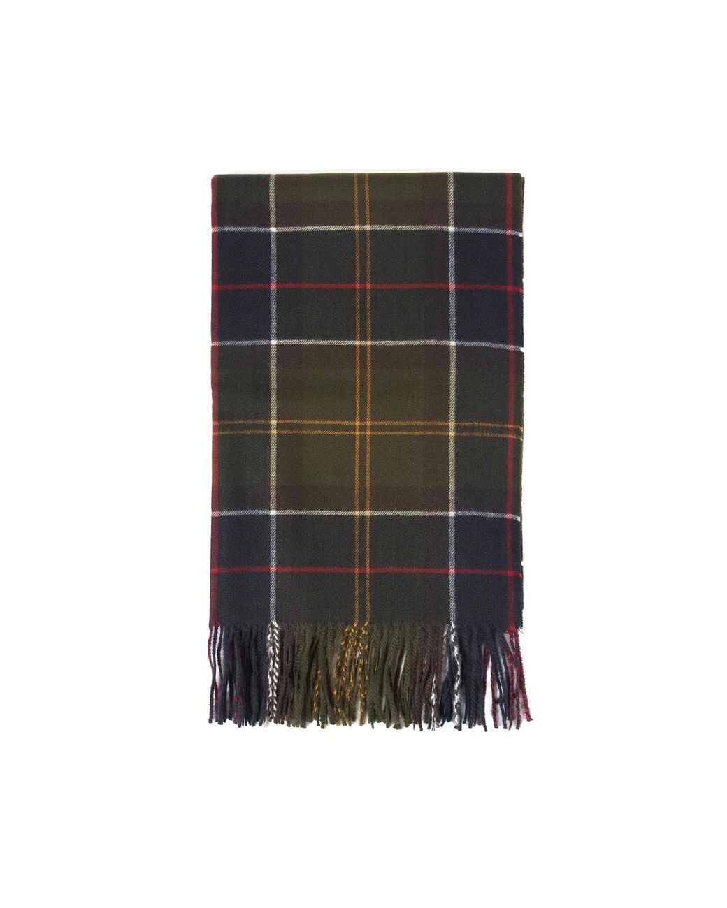 Barbour Black Sciarpa Stanway Classic Tartan