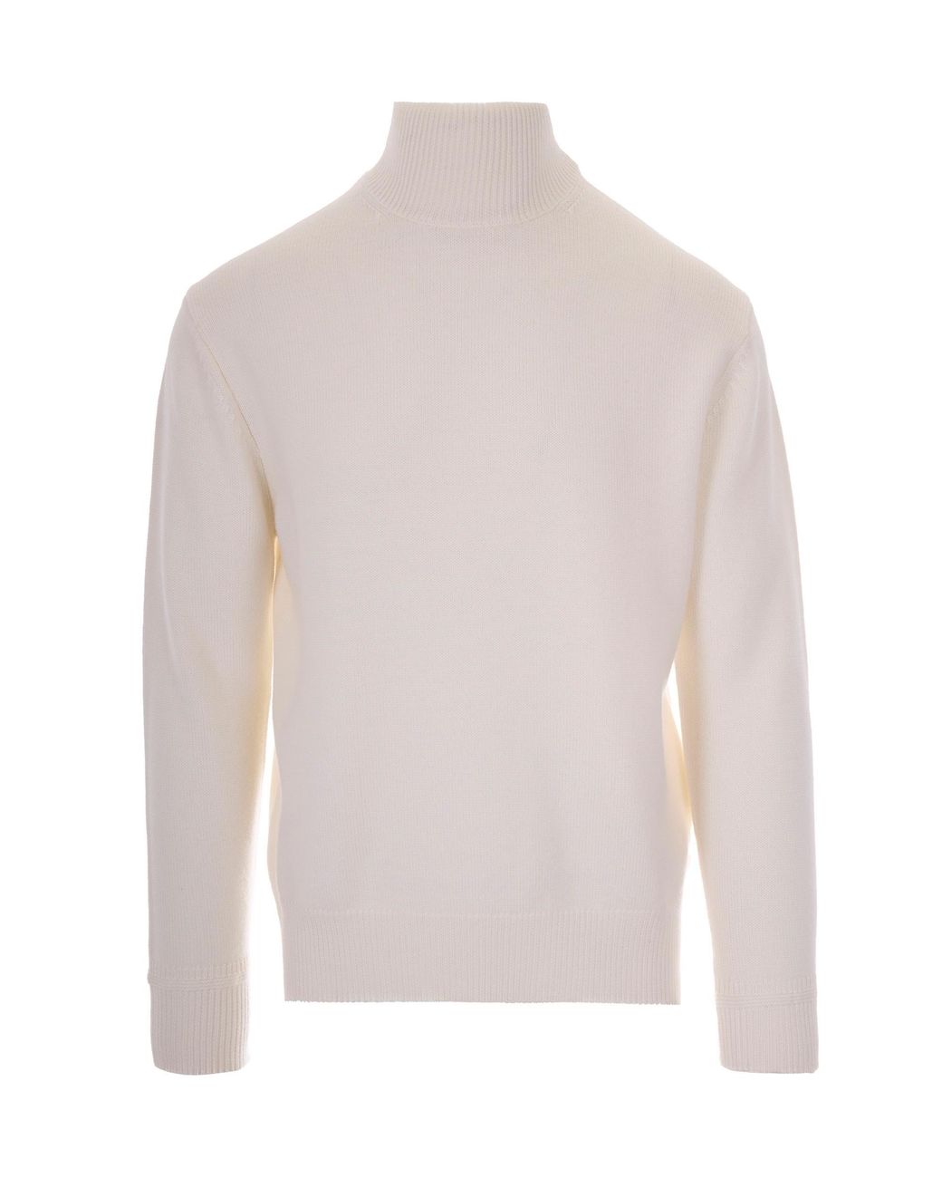 Paolo Pecora White Lupetto for men