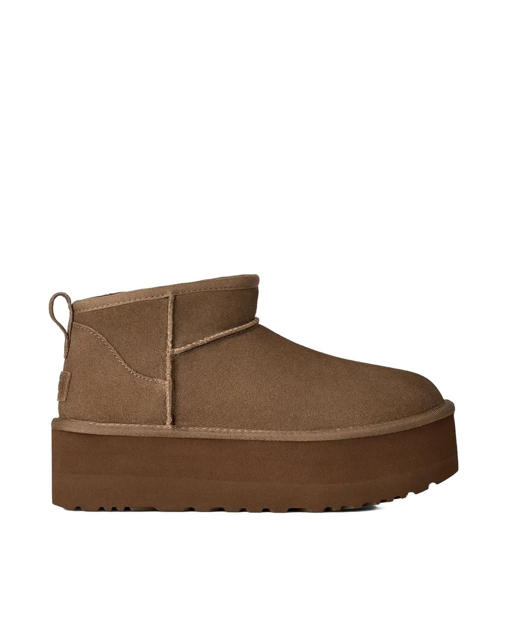 Ugg Brown Classic Ultra Mini Platform Boots