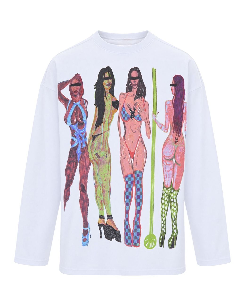 PDF CHANNEL White T-Shirt Ls Lapdance for men