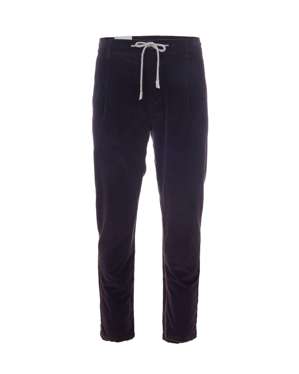 Eleventy Blue Jogger Velluto Bordeaux for men