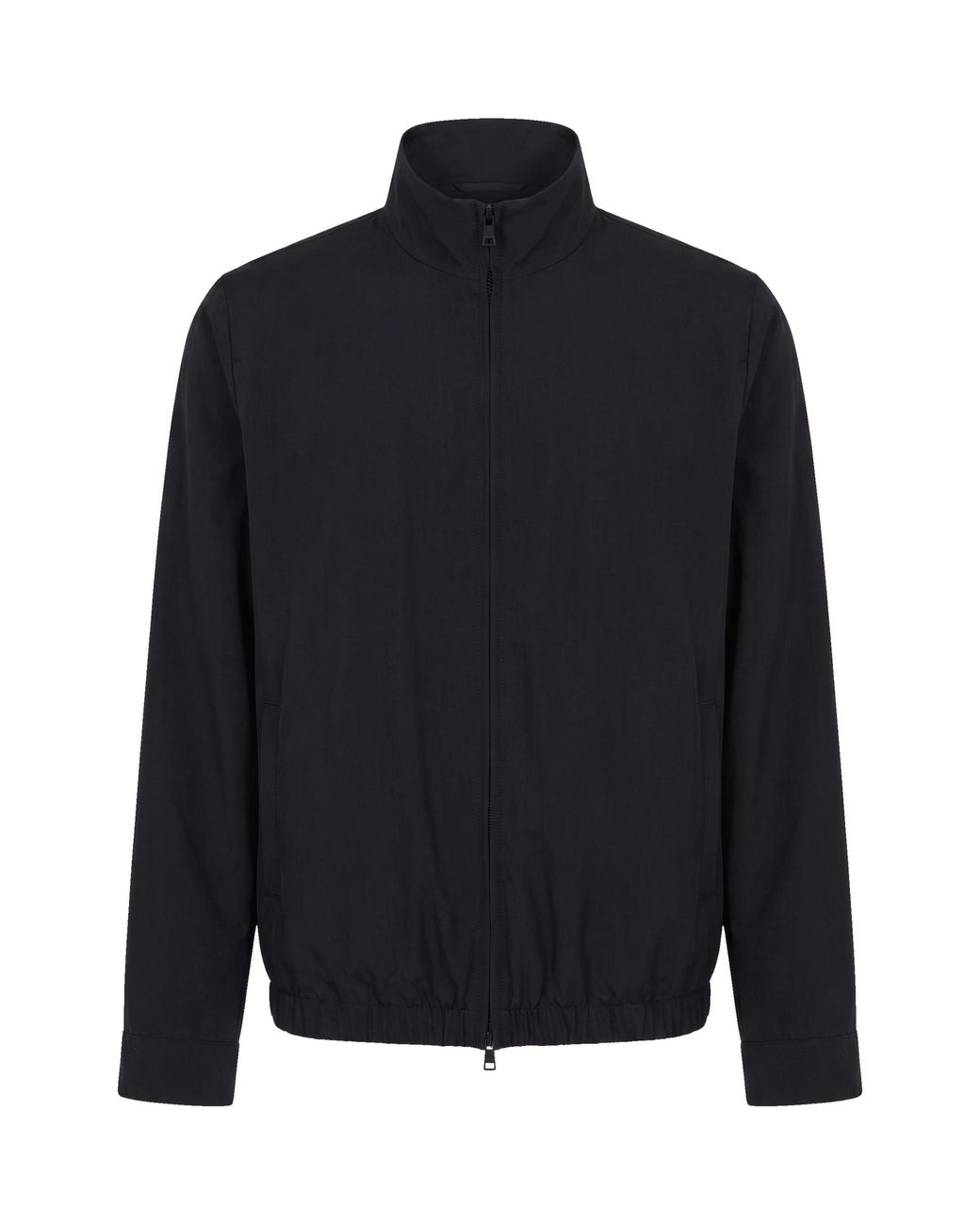 Our Legacy Blue Zip-Up Stand Collar Jacket for men