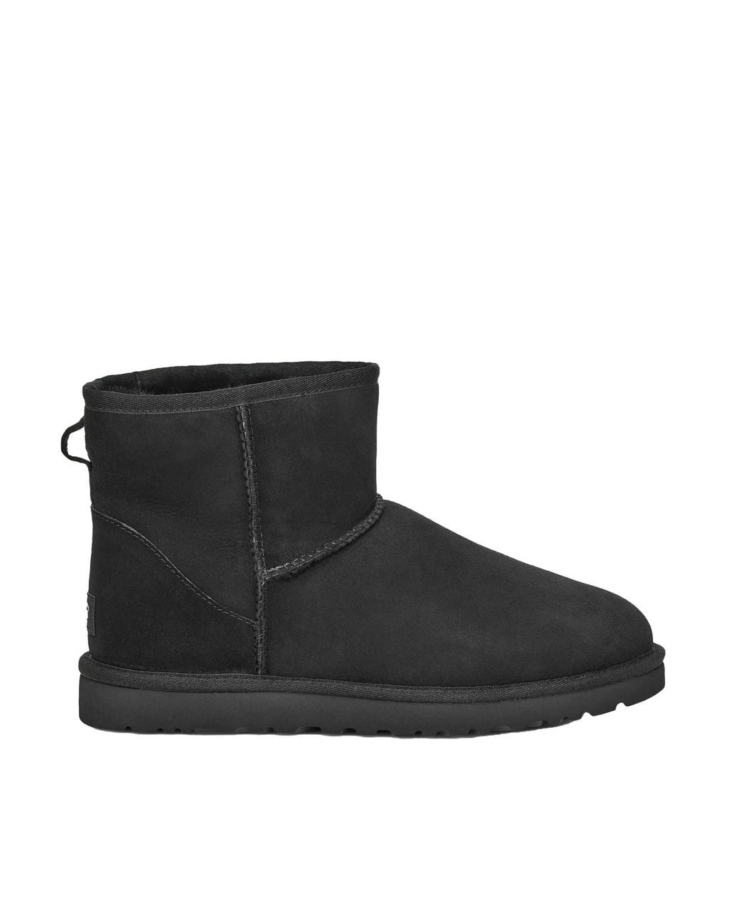 Ugg Black Classic Mini Shearling Ankle Boots for men