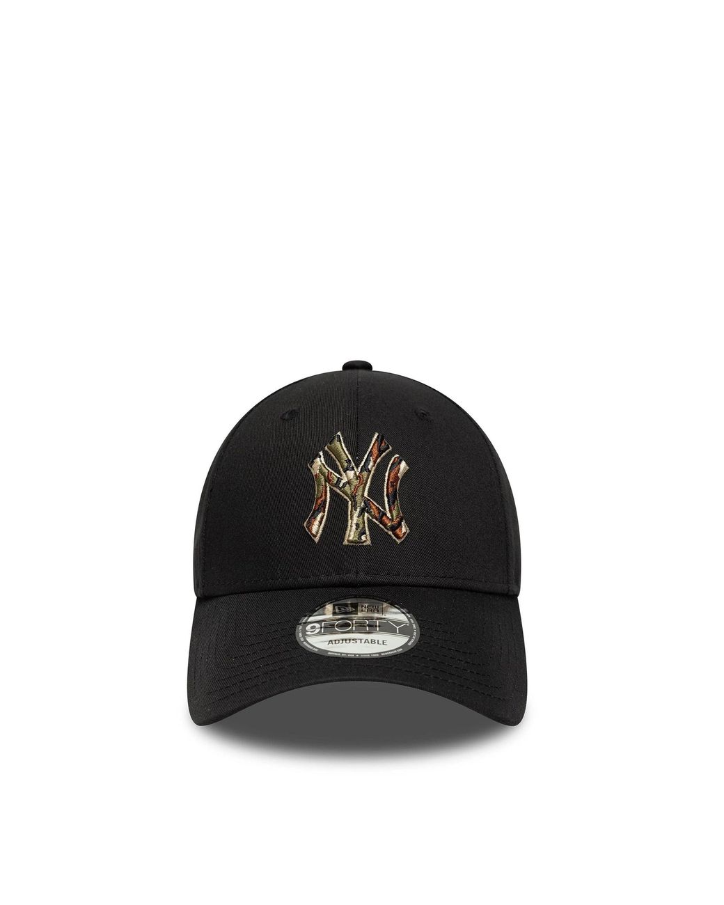 KTZ Black Baseball Cap 9Forty Camo for men