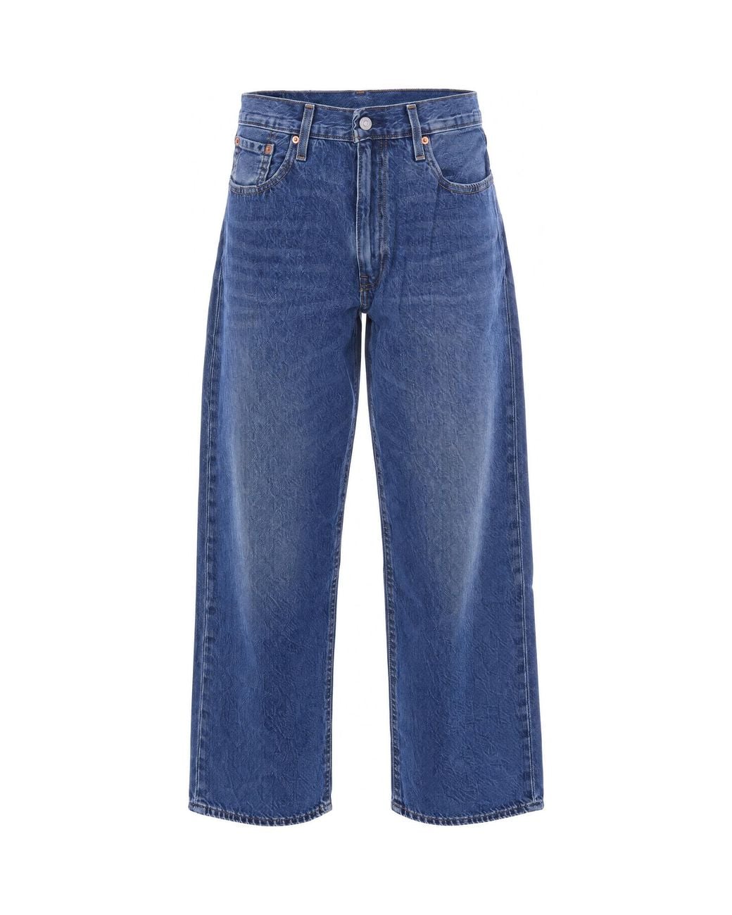 Levi's Blue Jeans Baggy Denim Varnished Tarnish for men