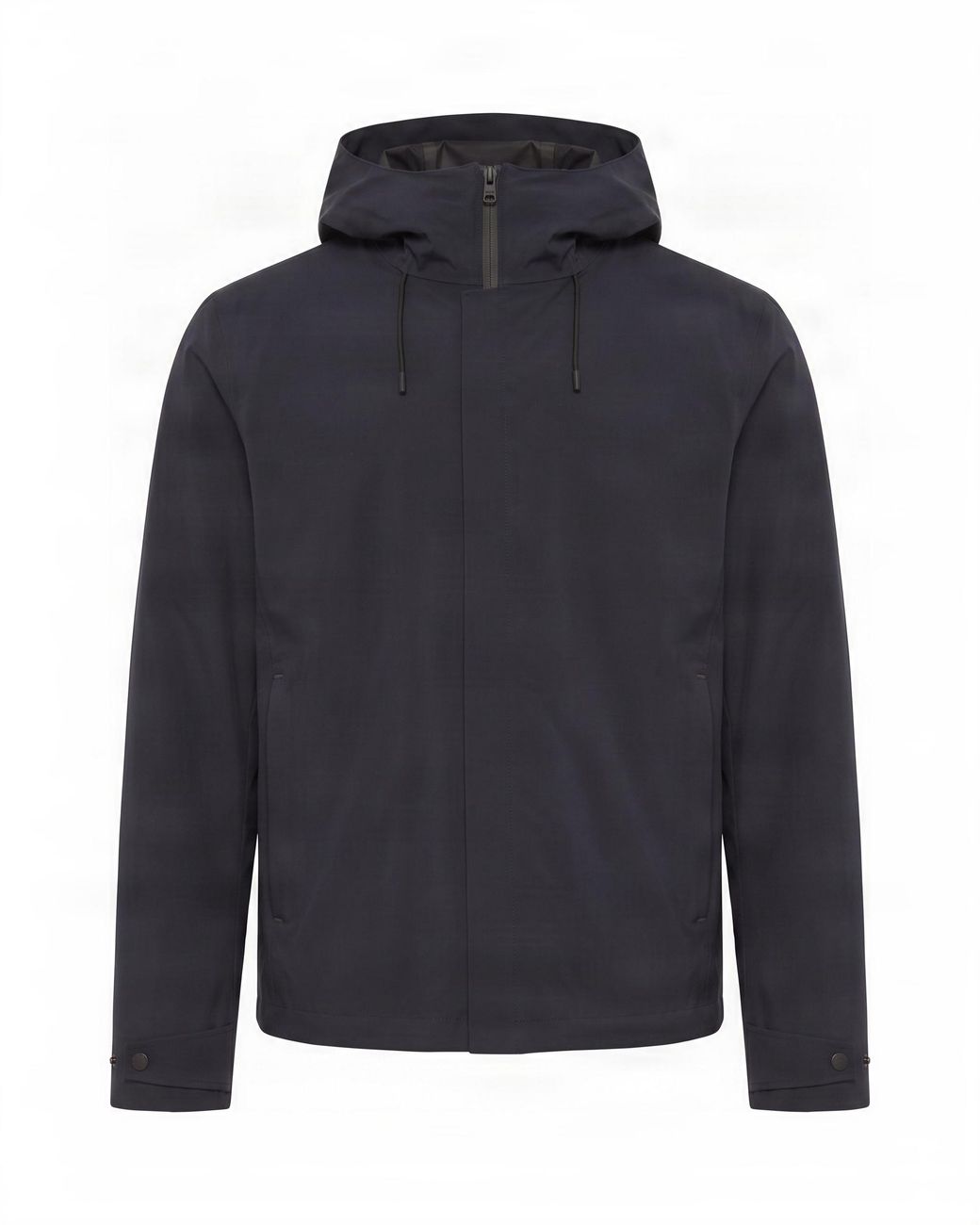 Woolrich Blue Hooded Water-Resistant Jacket for men