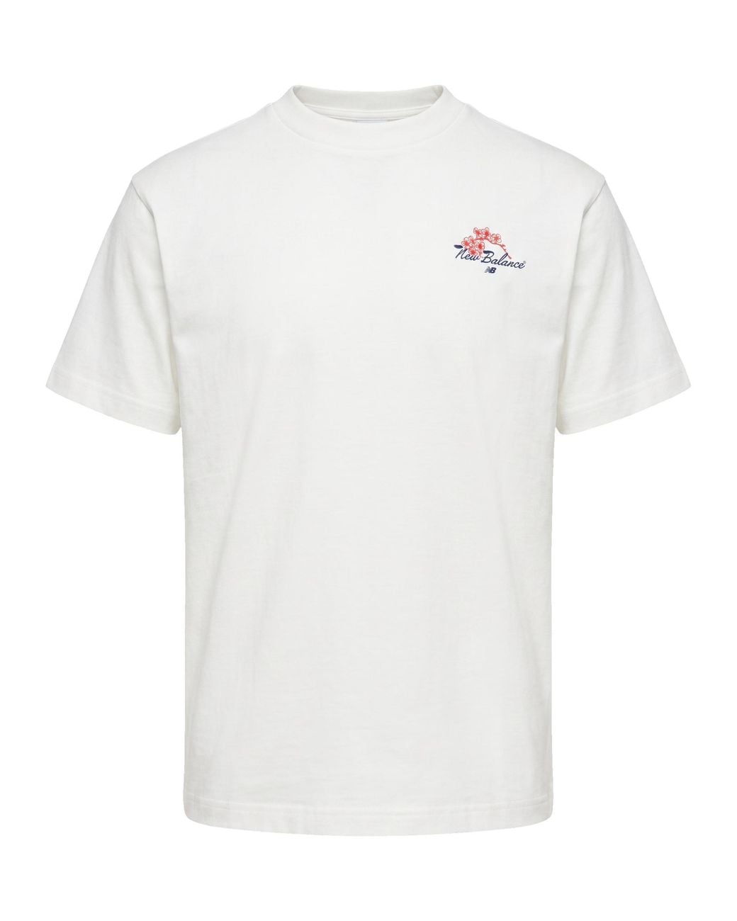 New Balance White T-Shirt Grab A Bite Tokyo for men