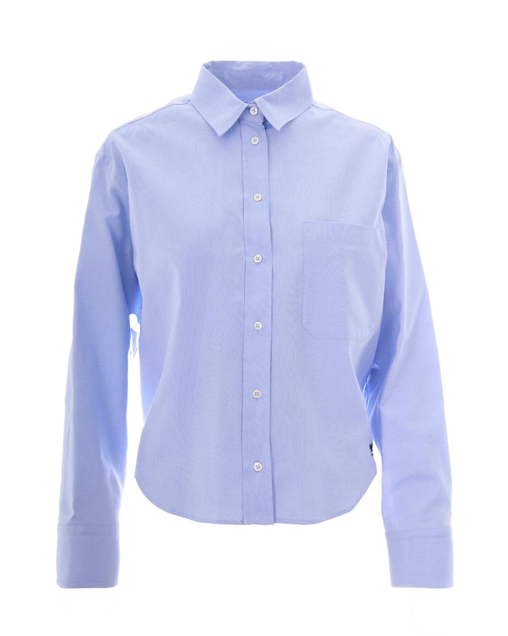 Weekend by Maxmara Blue Cotton Button-Front Shirt