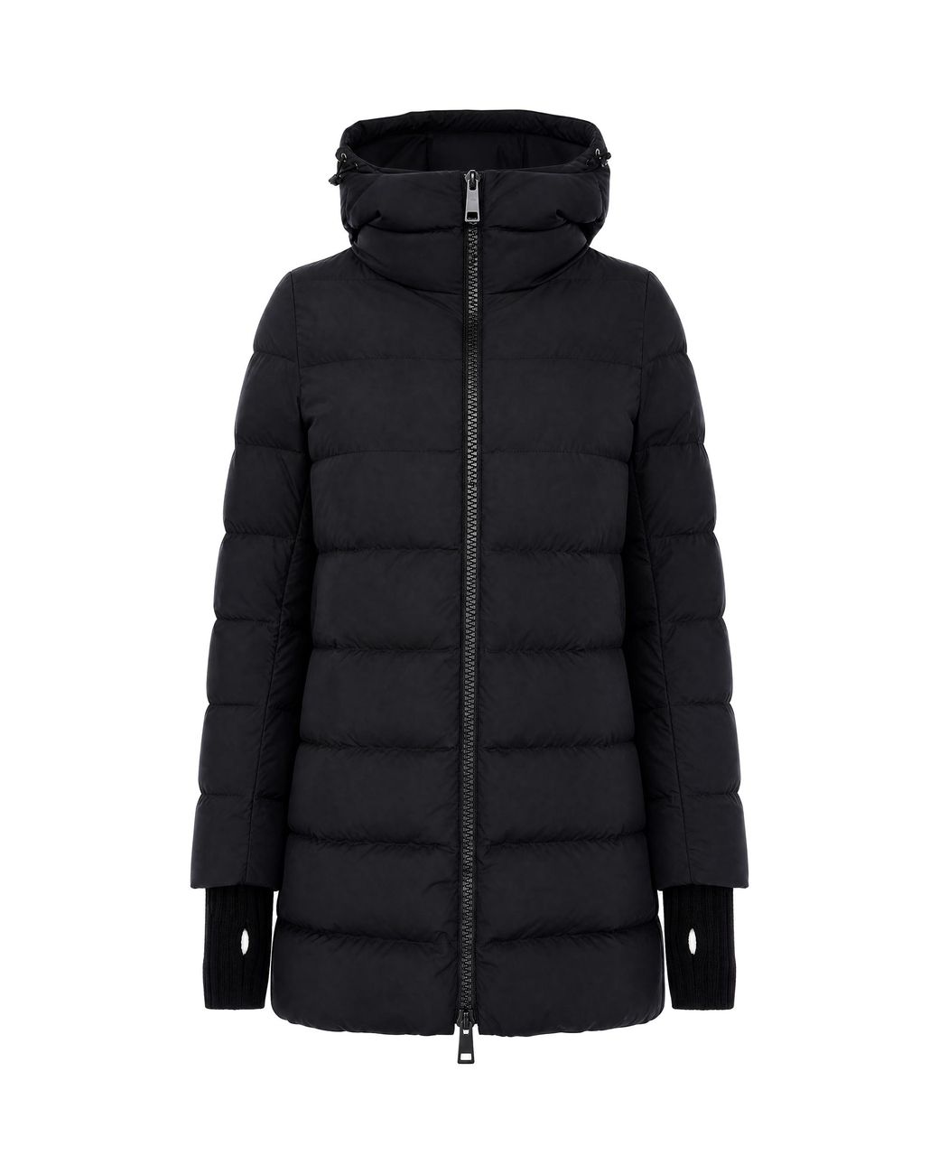 Herno Black Piumino A-Shape Chamonix Nero Espresso