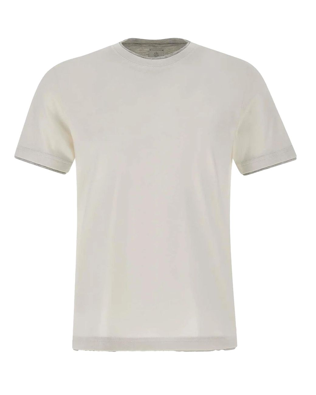 Eleventy White T-Shirt Giza Cotton for men
