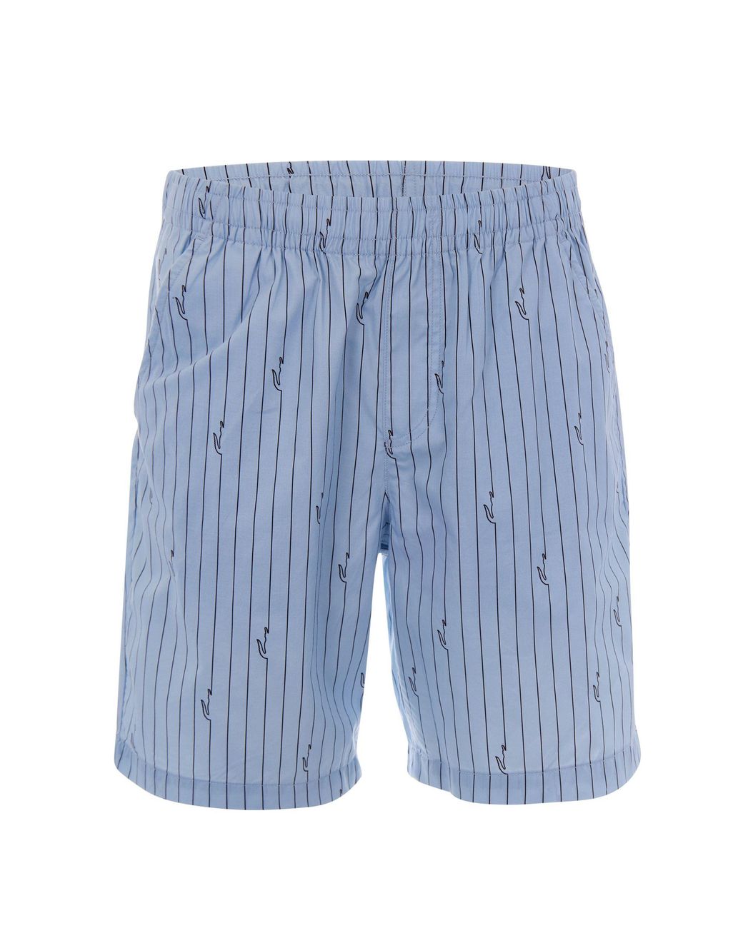Lacoste Blue Bermuda Righe Coccodrillo Blu for men