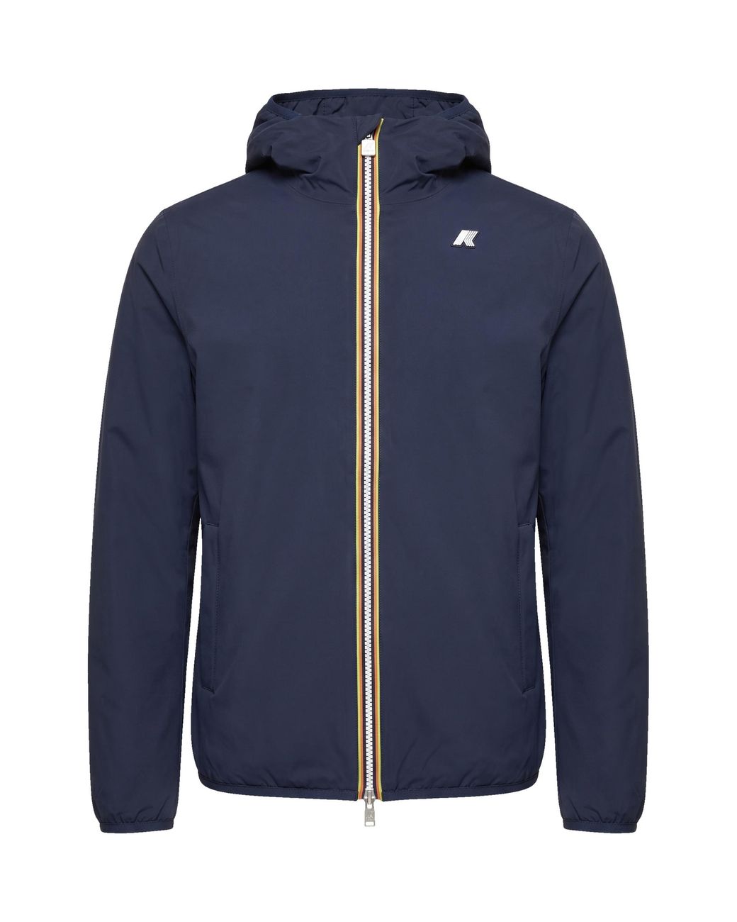 K-Way Blue Giubbino Jack St Warm Double Army for men