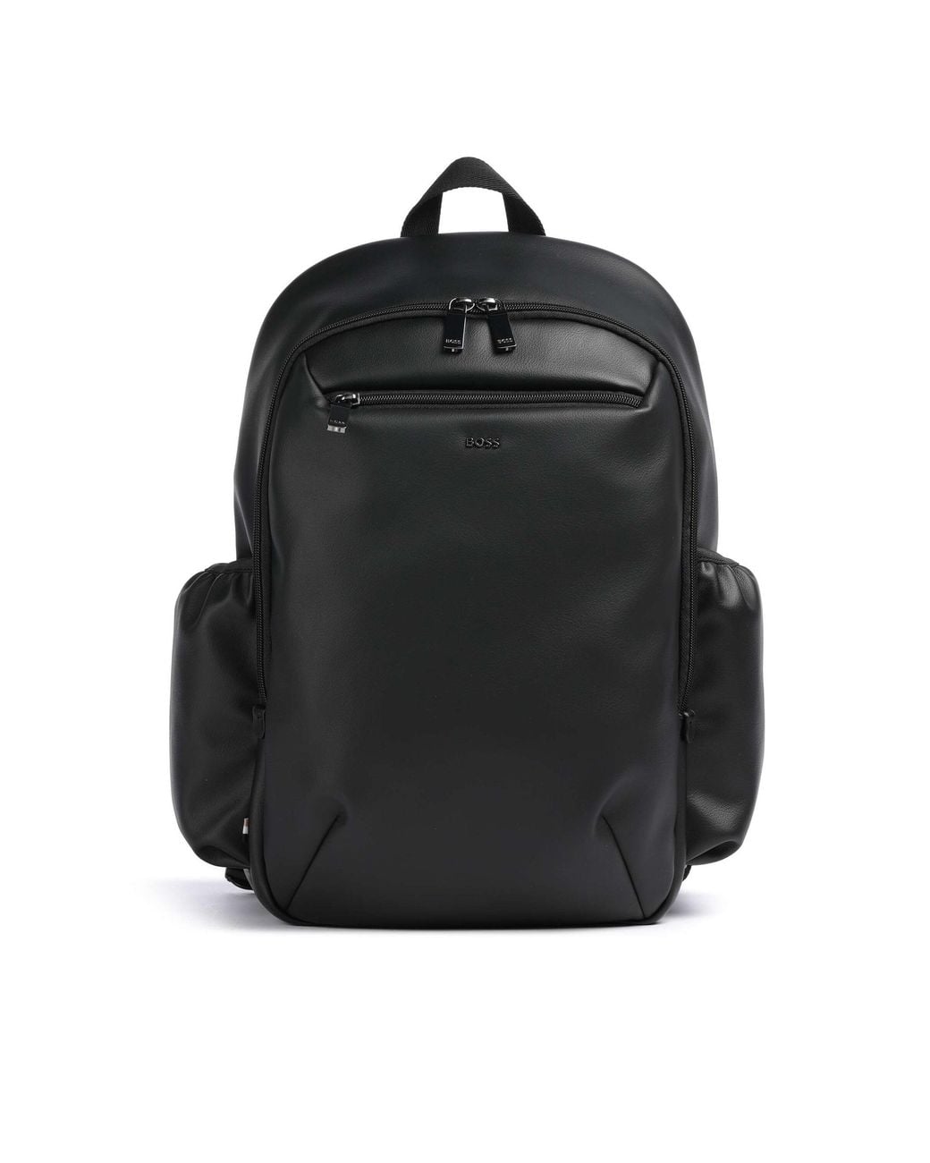 Boss Black Zaino Ecopelle Nero for men