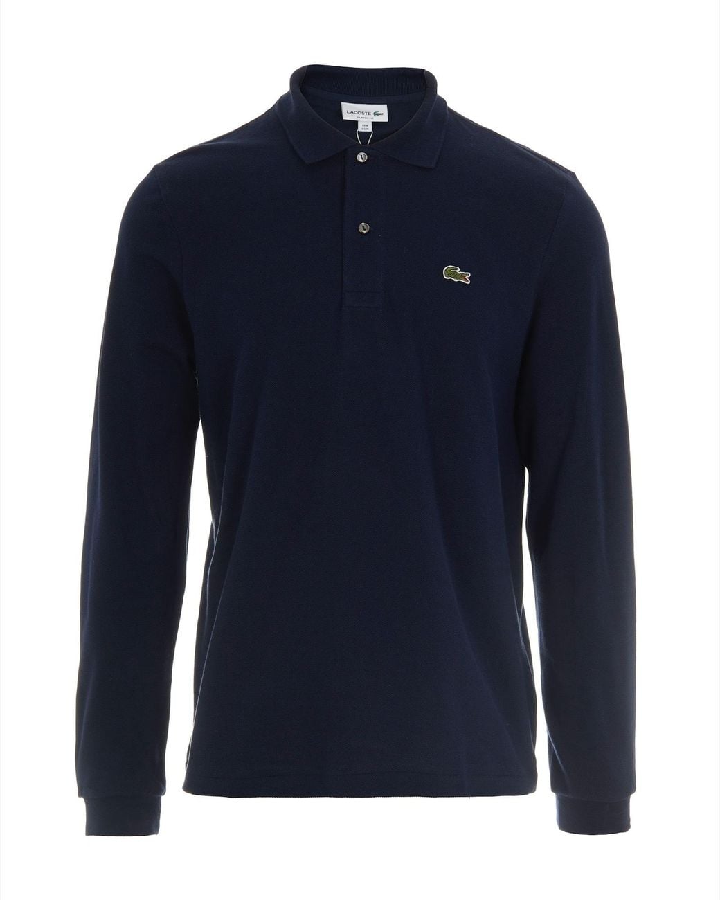 Lacoste Blue Long Sleeve Polo Shirt for men