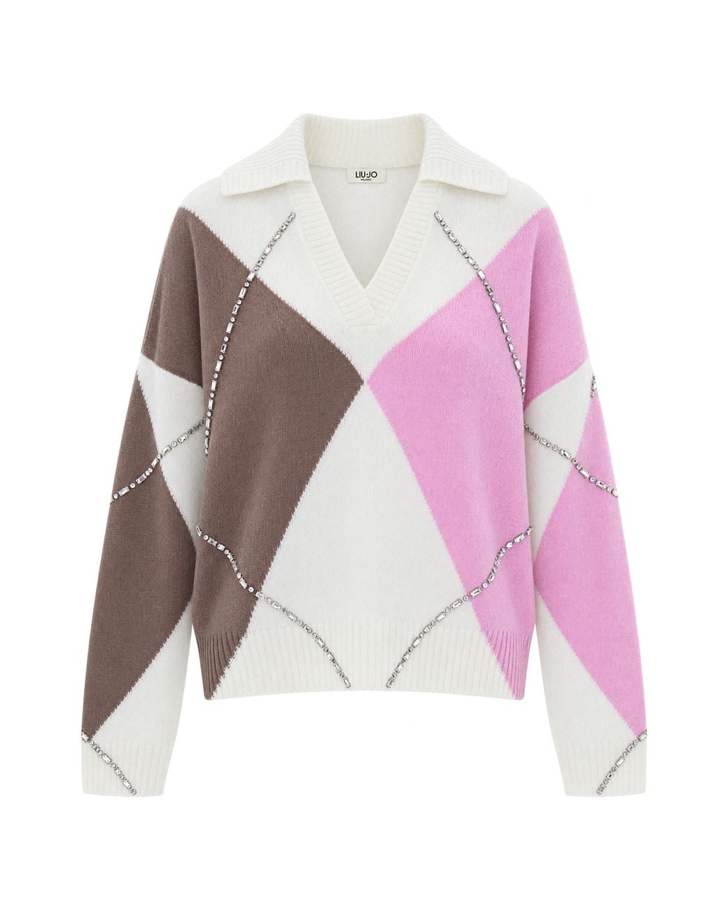 Liu Jo Pink Polo Argyle Ballantyne